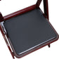 BTExpert Resin Folding Chair Vinyl Padded Seat, Lightweight for Indoor/Outdoor, Home, Event, Dining, Church, Weddings, Red Mahogany - Set of 30