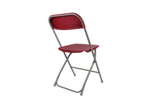 BTExpert Red Plastic Folding Chair Steel Frame Commercial High Capacity Event Chair lightweight Set for Office Wedding Party Picnic Kitchen Dining Church School Set of 20