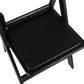 BTExpert Resin Folding Chair Vinyl Padded Seat, Lightweight for Indoor Outdoor, Home, Event, Dining, Church, Schoo,l Weddings, Black - Set of 4
