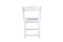 BTEXPERT White 32" Round 30" Height Folding Commercial Portable Banquet Card Plastic Coffee Dining Table and 4pc BTExpert Resin Folding Chair Set with Vinyl Padded Seats