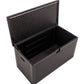 BTExpert 150 Gallon Large Deck Box, Outdoor Storage Box for Garden Tools Sports Equipment Lockable - Set of 2