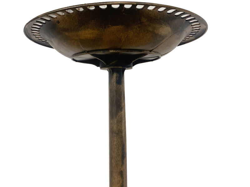 BTExpert - Birdbath Vintage Bronze 28" Outdoor Garden Vintage Yard With Solar Pump Bird Feeder With Multiple Nozzles