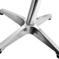 BTExpert Indoor Outdoor Square Table Stainless Steel + 4 Brown Flexible Sling Stack Chairs