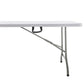 BTExpert 8-Foot - 96" long White Plastic Folding Table Portable 30" Wide , 29" High, Indoor Outdoor Events Banquet Dining Party Patio
