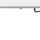 BTExpert 4ft Fold-in-Half Utility Table, Lightweight, Height Adjustable, Indoor/Outdoor, Easy to Clean – White