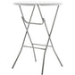 BTExpert 32" 2.6-Foot Round 43" Bar Height White Folding Table - In Store Only