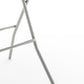 BTExpert 32" 2.6-Foot Round 43" Bar Height White Folding Table - In Store Only