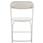 BTExpert - Plastic Folding Chairs High-Capacity Event lightweight for Office Party School - Set of 100