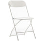 BTExpert - Plastic Folding Chairs High-Capacity Event lightweight for Office Party School - Set of 100