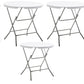 BTExpert 32" Round Folding Table, 30" High – Commercial Portable for Wedding, Party, Indoor/Outdoor Dining & Events - Set of 5