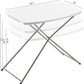 BTExpert 2.5ft Personal Folding Utility Table 29" x 19", Lightweight, Adjustable Height, Portable with Carrying Handle for Indoor Outdoor - Set of 5