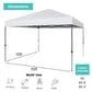 BTExpert - 10x10ft Canopy Tent, Portable Commercial Shelter Outdoor Beach Camping Backyard Activities