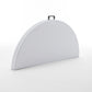 BTExpert 60" White Round Folding Table, Commercial Plastic, Portable for Banquet, Wedding, Party, Home, Patio, Indoor Outdoor - Set of 2