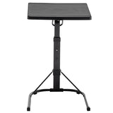 BTExpert Folding TV Tray Table Foldable 3 Adjustable Height & for Dinner