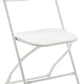 BTExpert Indoor Outdoor White Plastic Folding Chairs - Set of 20 Pack