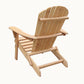 BTExpert Folding Adirondack Chair Half-Assembled Wooden Lounge for Outdoor, Lawn, Deck, Fire Pit, Pool, Beach, 350lb Capacity - Set of 2