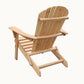 BTExpert Folding Adirondack Chair Half-Assembled Wooden Lounge for Lawn, Patio, Deck, Fire Pit, Pool, Beach, 350lb Capacity