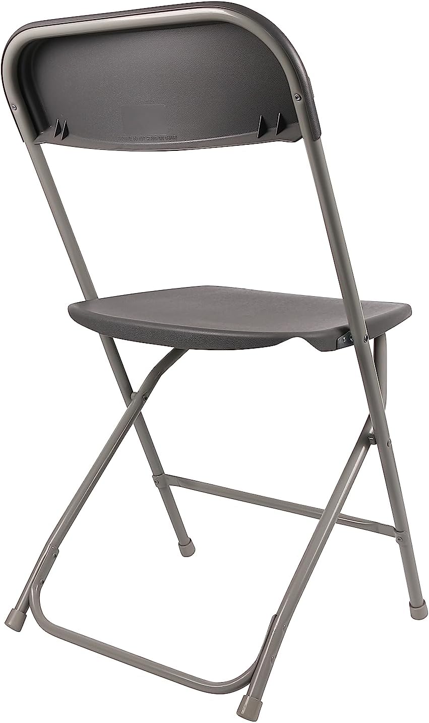 Gray Plastic Folding Chair - In Store Only