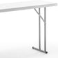 BTExpert 4-Piece Folding Seminar Table Portable & Chair Set, 6' x 18" x 29" Training Table & 3 Black Adult Chairs
