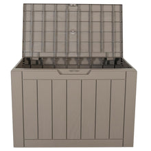 BTExpert Indoor Outdoor Storage Box, 30 Gallon Resin Deck Container for Package Delivery Patio Furniture Cushions Garden Tools Pool Sports Equipment UV Resistant Waterproof Lockable Set of 5
