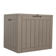 BTExpert Indoor Outdoor Storage Box, 30 Gallon Resin Deck Container for Package Delivery Patio Furniture Cushions Garden Tools Pool Sports Equipment UV Resistant Waterproof Lockable Set of 5