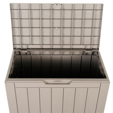 BTExpert Indoor Outdoor Storage Box, 30 Gallon Resin Deck Container for Package Delivery Patio Furniture Cushions Garden Tools Pool Sports Equipment UV Resistant Waterproof Lockable Set of 5