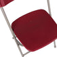 BTExpert 4-Piece Folding Seminar Table Portable and Chair Set, 6' x 18" x 29" Training Table & 3 Red Chairs