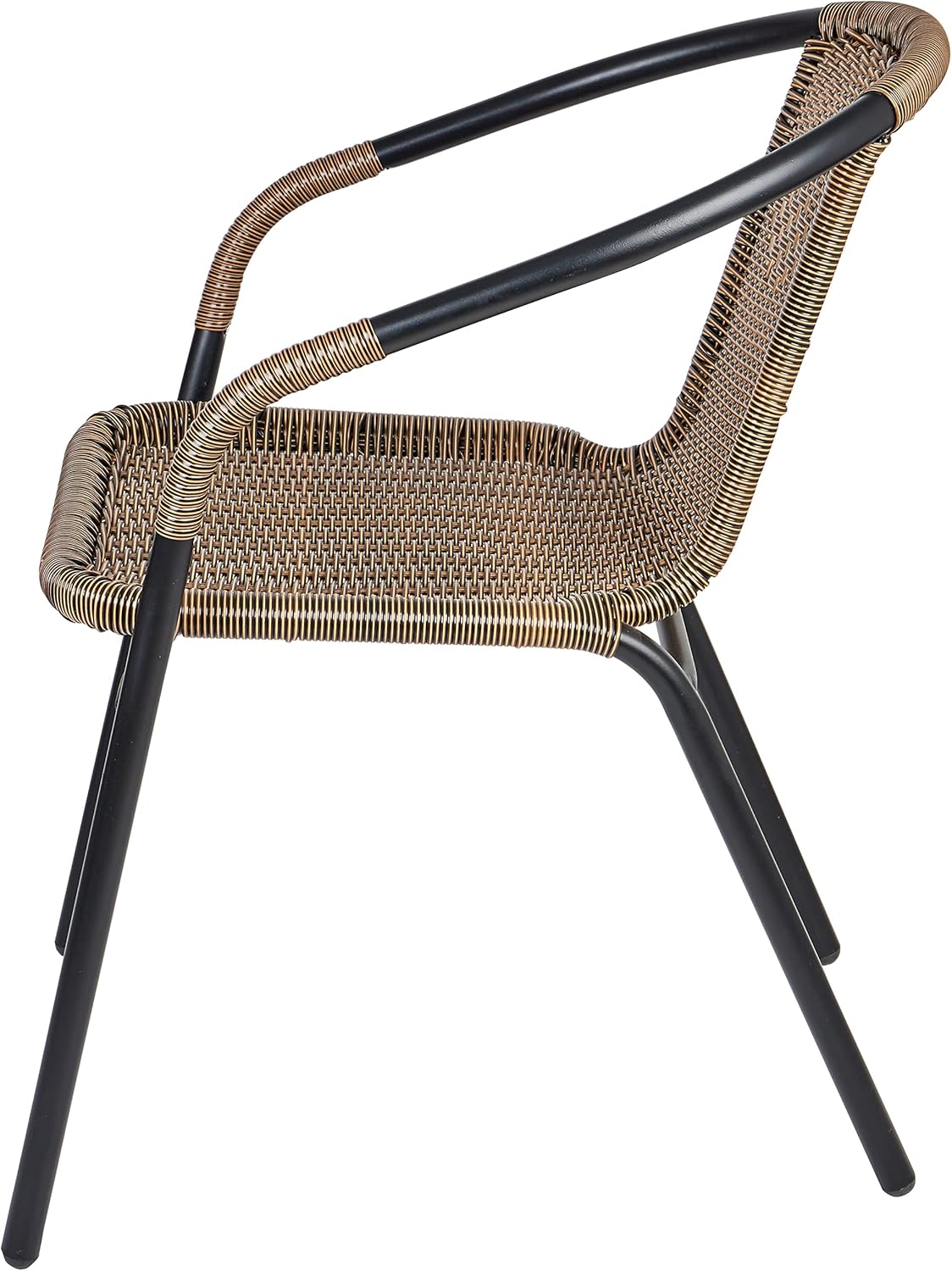 BTExpert Indoor Outdoor Brown Patio Backyard Bistro Restaurant Chairs - Set of 2 (in store only)