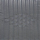 BTExpert 27.5" Square Table Stainless Steel Silver Aluminum + 4 Black  Stack Commercial Chairs