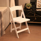 BTExpert Resin Folding Chair White Vinyl Padded Seat, Lightweight Indoor Outdoor Use for Home, Events, Dining, Church, Weddings - Set of 100