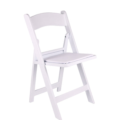 White Resin Chair- In Store Only