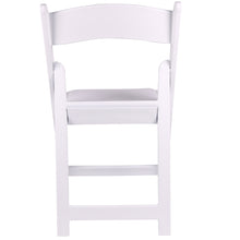 BTExpert Resin Folding Chair Vinyl Padded Seat Indoor Outdoor lightweight Set for Home Event Party Picnic Kitchen Dining Church School Weddings White One