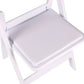 BTExpert Folding Chair Indoor Outdoor lightweight Set for Home Event Dining Church School White - Set of 20