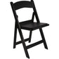 BTExpert Resin Folding Chair Vinyl Padded Seat, Lightweight for Indoor Outdoor, Home, Event, Dining, Church, School Weddings Black - Set of 30