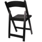 BTExpert Resin Folding Chair Vinyl Padded Seat, Lightweight for Indoor Outdoor, Home, Event, Dining, Church, School Weddings Black - Set of 30