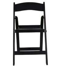 BTExpert Resin Folding Chair Vinyl Padded Seat Indoor Outdoor lightweight Set for Home Event Party Picnic Kitchen Dining Church School Weddings Black One