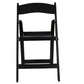 BTExpert Resin Folding Chair Vinyl Padded Seat, Lightweight for Indoor Outdoor, Home, Event, Dining, Church, Schoo,l Weddings, Black - Set of 4