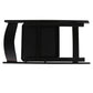 BTExpert Resin Folding Chair Vinyl Padded Seat, Lightweight for Indoor Outdoor, Home, Event, Dining, Church, Weddings, Black One