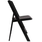 BTExpert Resin Folding Chair Vinyl Padded Seat, Lightweight for Indoor Outdoor, Home, Event, Dining, Church, School Weddings Black - Set of 30