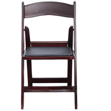 Red Mahogany Resin Chair- In Store Only