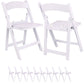 BTExpert Kids Resin Folding Chair Vinyl Padded Seat Lightweight for Home, Event, Party, Picnic, Kitchen, Dining, Church, School - Set of 40
