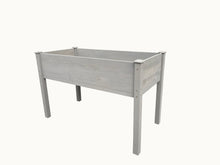 BTExpert 4ft Raised Garden Bed with legs, 48x24x30in Elevated Wood Planter Box Stand for Vegetable Flower Backyard, Patio, Balcony Bed Liner Outdoor - Grey 30 in Height