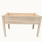 BTExpert 4ft Raised Garden Bed with Legs, 48x24x30in Natural Wood Planter Box with Liner for Vegetables, Flowers, Patio/Balcony