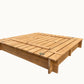 BTExpert Kids box 47x47 Outdoor Backyard foldable bench sand protection bottom liner