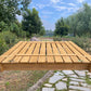 BTExpert Kids box 47x47 Outdoor Backyard foldable bench sand protection bottom liner