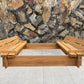 BTExpert Kids box 47x47 Outdoor Backyard foldable bench sand protection bottom liner