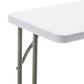 BTExpert 5-Foot - 60" - Long White Plastic Folding Seminar Training Portable Table