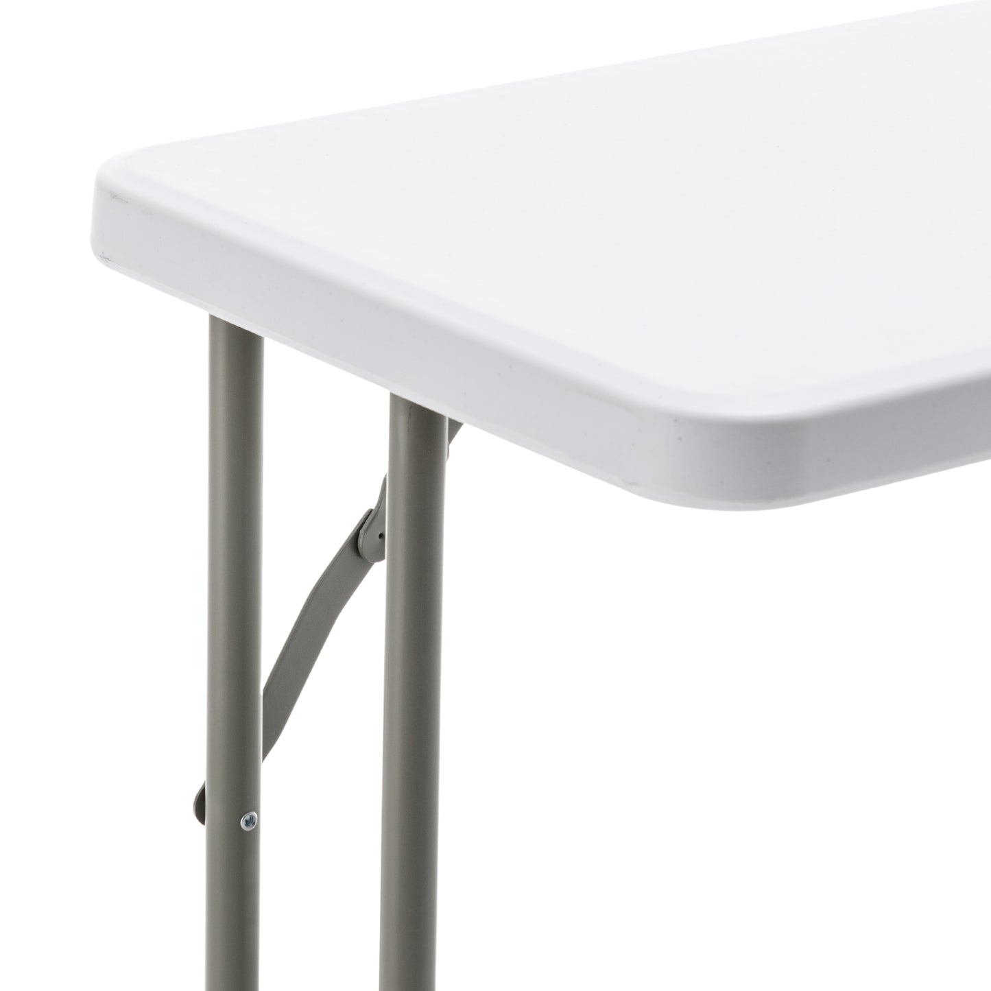 BTExpert 5-Foot - 60" - Long White Plastic Folding Seminar Training Portable Table