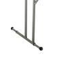 BTExpert 5-Foot - 60" long White Plastic Folding Table Portable 18" Wide narrow, 29" High, events indoor outdoor - Set of 5