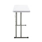 BTExpert 5-Foot - 60" long White Plastic Folding Table Portable 18" Wide, 29" High, events indoor outdoor lightweight - Set of 10